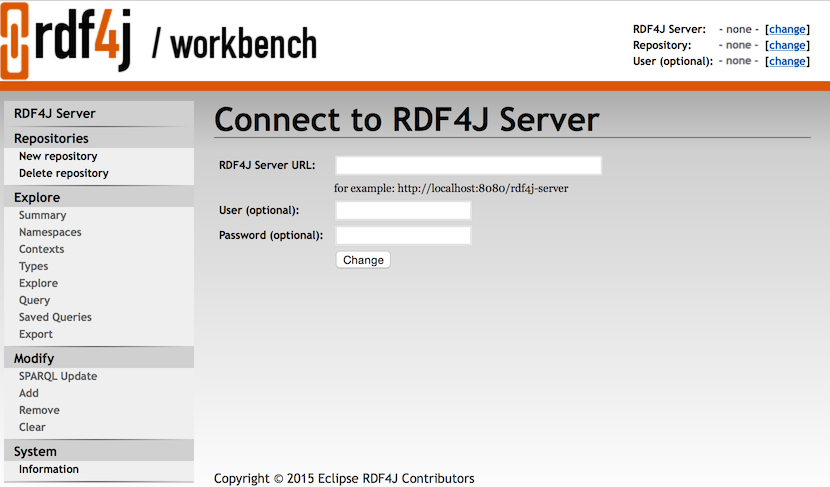 RDF4J Workbench